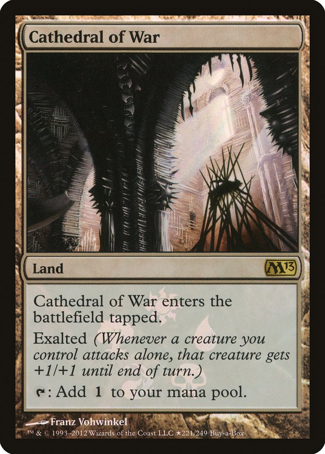 Cathedral of War (Buy-A-Box) [Magic 2013 Promos] | Exor Games Bridgewater