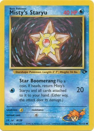 Misty's Staryu (92/132) [Gym Challenge Unlimited] | Exor Games Bridgewater