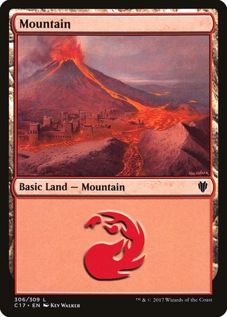 Mountain (306) [Commander 2017] | Exor Games Bridgewater