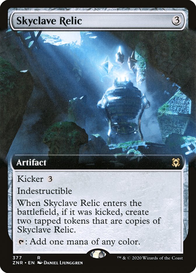 Skyclave Relic (Extended Art) [Zendikar Rising] | Exor Games Bridgewater