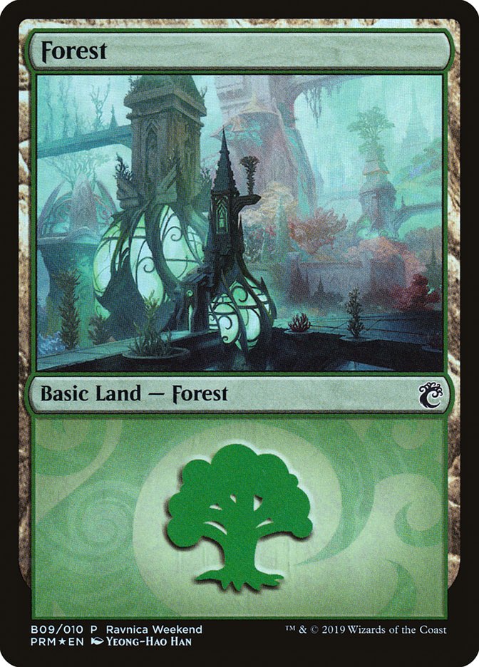 Forest (B09) [Ravnica Allegiance Guild Kit] | Exor Games Bridgewater