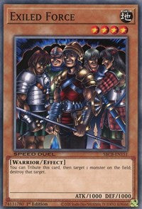 Exiled Force [SBCB-EN151] Common | Exor Games Bridgewater