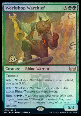 Workshop Warchief [Streets of New Capenna Prerelease Promos] | Exor Games Bridgewater