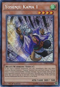 Yosenju Kama 1 [THSF-EN003] Secret Rare | Exor Games Bridgewater