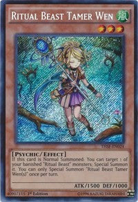 Ritual Beast Tamer Wen [THSF-EN024] Secret Rare | Exor Games Bridgewater