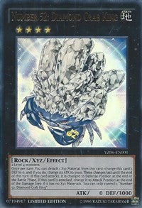 Number 52: Diamond Crab King [YZ06-EN001] Ultra Rare | Exor Games Bridgewater