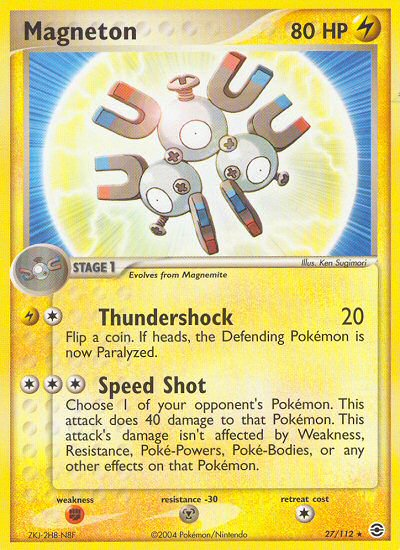 Magneton (27/112) [EX: FireRed & LeafGreen] | Exor Games Bridgewater