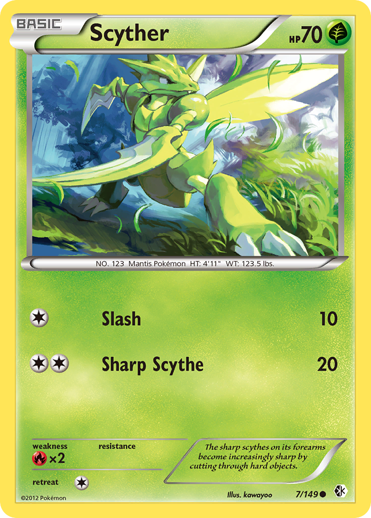 Scyther (7/149) [Black & White: Boundaries Crossed] | Exor Games Bridgewater