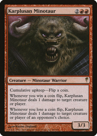 Karplusan Minotaur [Coldsnap] | Exor Games Bridgewater