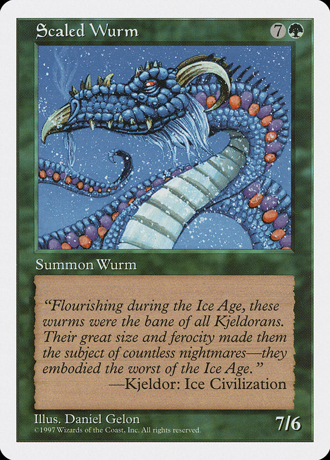 Scaled Wurm [Fifth Edition] | Exor Games Bridgewater