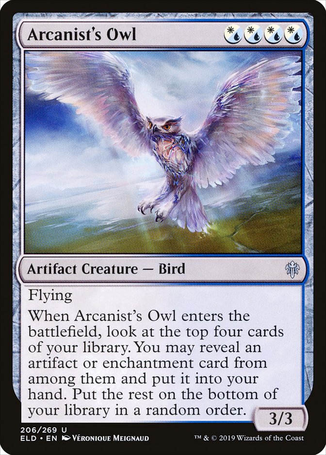 Arcanist's Owl [Throne of Eldraine] | Exor Games Bridgewater