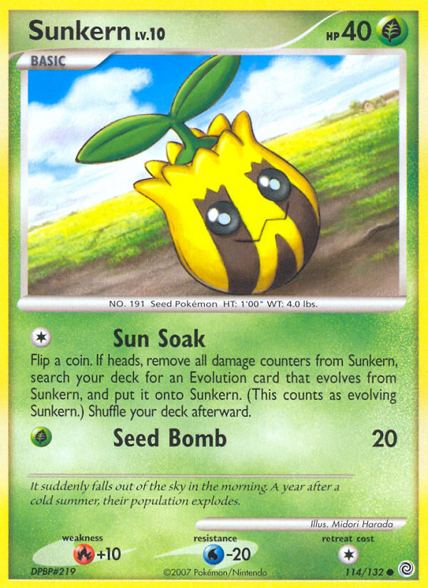 Sunkern (114/132) [Diamond & Pearl: Secret Wonders] | Exor Games Bridgewater