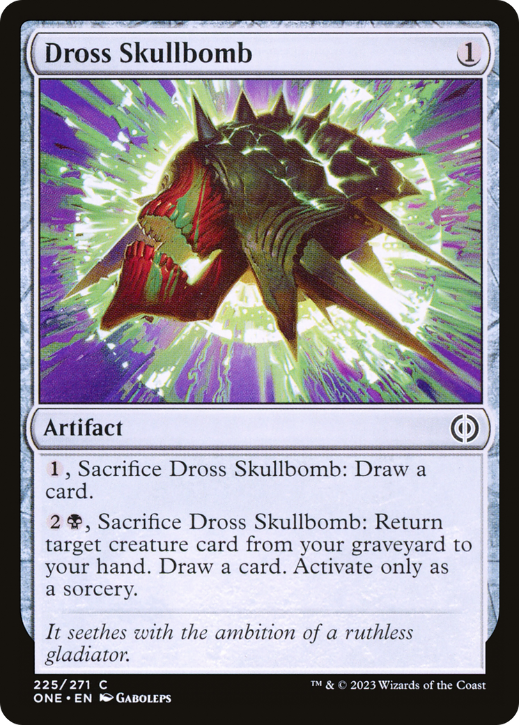 Dross Skullbomb [Phyrexia: All Will Be One] | Exor Games Bridgewater