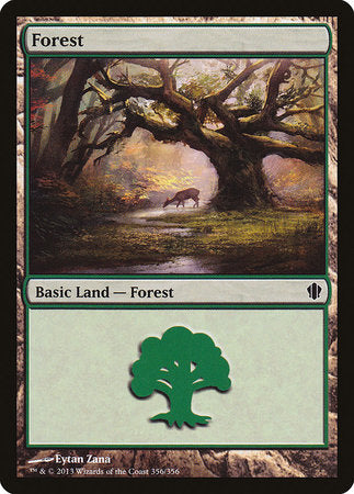 Forest (356) [Commander 2013] | Exor Games Bridgewater