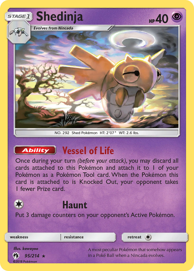 Shedinja (95/214) [Sun & Moon: Lost Thunder] | Exor Games Bridgewater