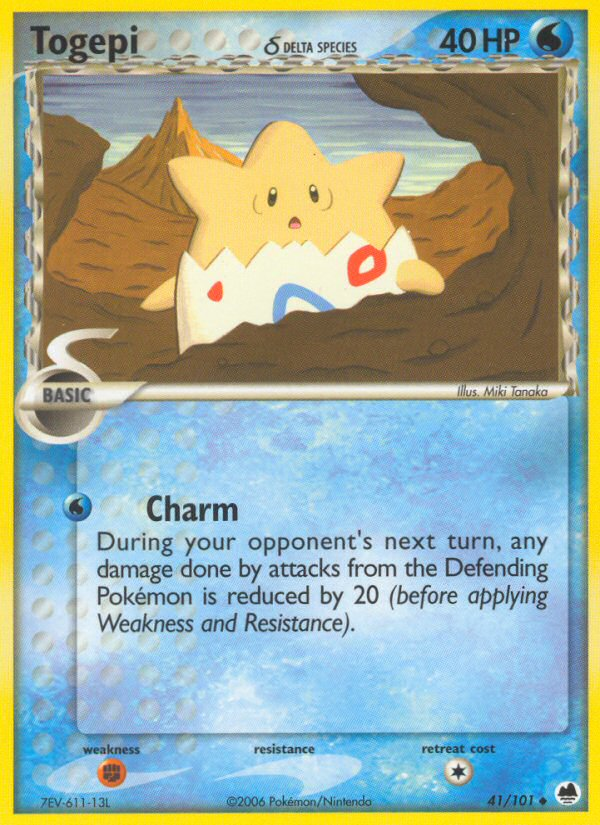 Togepi (41/101) (Delta Species) [EX: Dragon Frontiers] | Exor Games Bridgewater