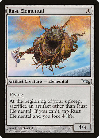 Rust Elemental [Mirrodin] | Exor Games Bridgewater