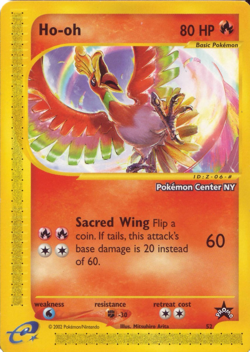 Ho-oh (52) (Pokemon Center NY Promo) [Wizards of the Coast: Black Star Promos] | Exor Games Bridgewater