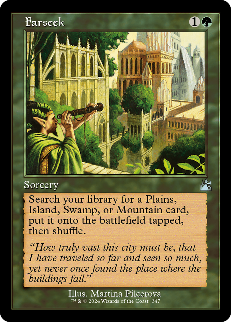 Farseek (Retro Frame) [Ravnica Remastered] | Exor Games Bridgewater