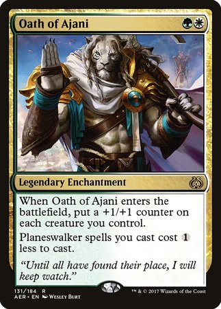 Oath of Ajani [Aether Revolt] | Exor Games Bridgewater