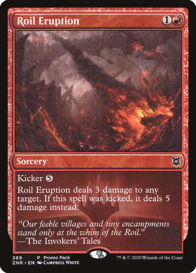 Roil Eruption (Promo Pack) [Zendikar Rising Promos] | Exor Games Bridgewater