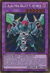 Gladiator Beast Gyzarus [PGL2-EN079] Gold Rare | Exor Games Bridgewater