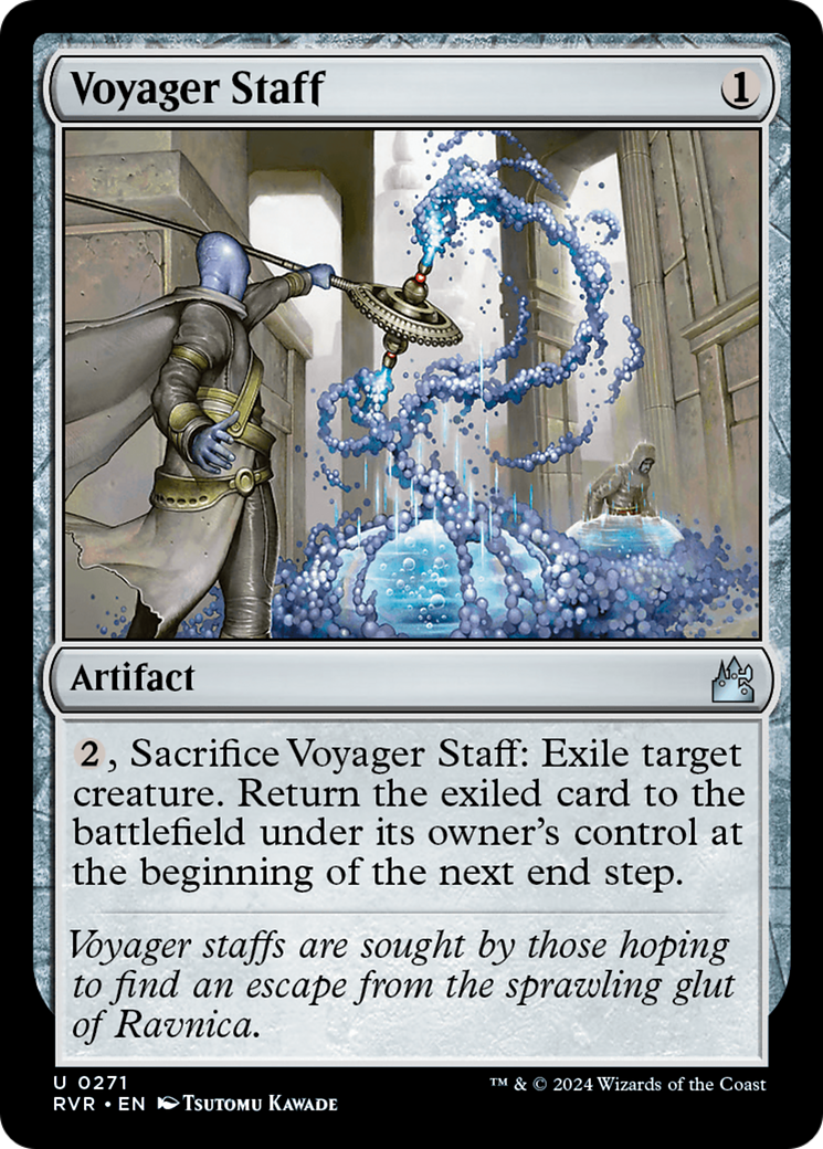 Voyager Staff [Ravnica Remastered] | Exor Games Bridgewater