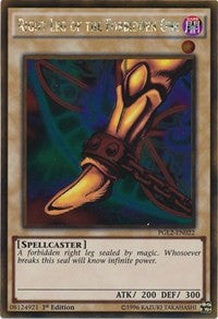 Right Leg of the Forbidden One [PGL2-EN022] Gold Rare | Exor Games Bridgewater