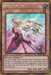 Rose Lover [PGL2-EN003] Gold Secret Rare | Exor Games Bridgewater