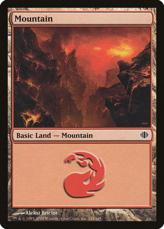 Mountain (244) [Shards of Alara] | Exor Games Bridgewater