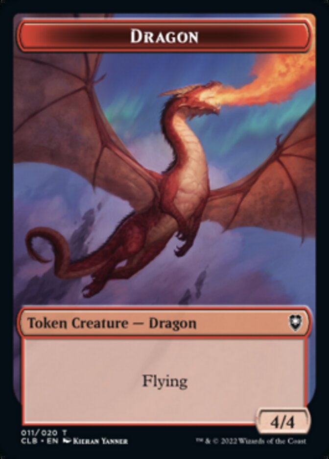 Dragon Token [Commander Legends: Battle for Baldur's Gate Tokens] | Exor Games Bridgewater