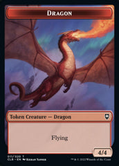 Treasure // Dragon Double-sided Token [Commander Legends: Battle for Baldur's Gate Tokens] | Exor Games Bridgewater