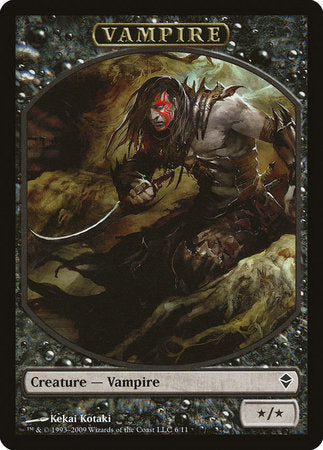 Vampire Token [Zendikar Tokens] | Exor Games Bridgewater