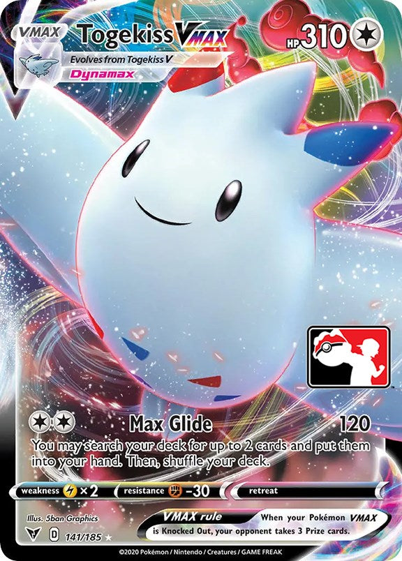 Togekiss VMAX (141/185) [Prize Pack Series One] | Exor Games Bridgewater