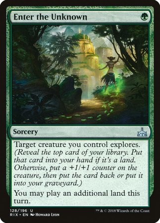 Enter the Unknown [Rivals of Ixalan] | Exor Games Bridgewater