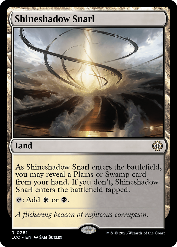 Shineshadow Snarl [The Lost Caverns of Ixalan Commander] | Exor Games Bridgewater