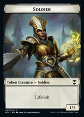 Soldier (09) // Cat Beast Double-sided Token [Streets of New Capenna Commander Tokens] | Exor Games Bridgewater