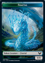 Fractal // Avatar Token [Strixhaven: School of Mages Tokens] | Exor Games Bridgewater