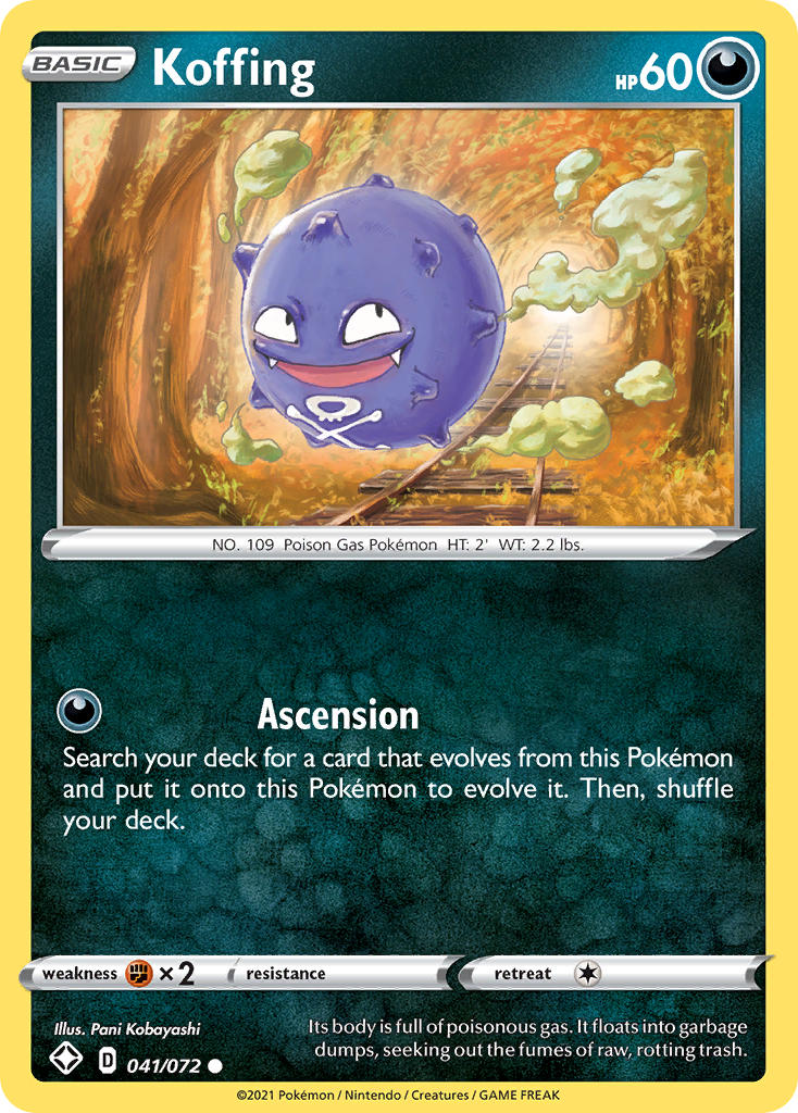 Koffing (041/072) [Sword & Shield: Shining Fates] | Exor Games Bridgewater