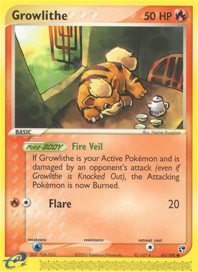 Growlithe (65/100) [EX: Sandstorm] | Exor Games Bridgewater