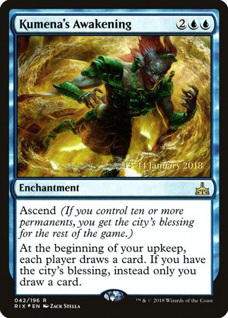 Kumena's Awakening [Rivals of Ixalan Promos] | Exor Games Bridgewater