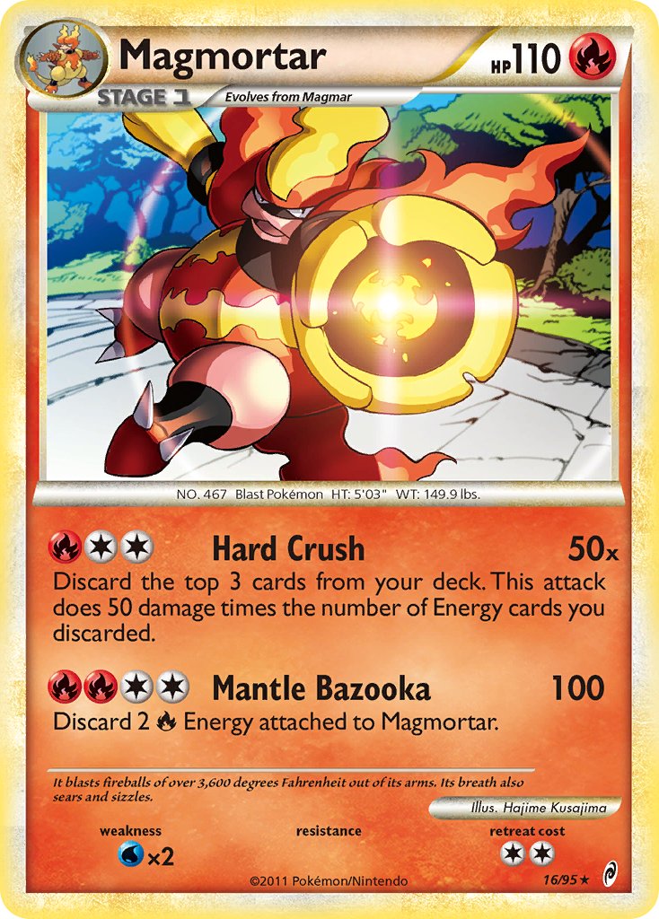 Magmortar (16/95) (Theme Deck Exclusive) [HeartGold & SoulSilver: Call of Legends] | Exor Games Bridgewater