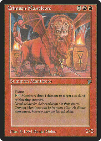 Crimson Manticore [Legends] | Exor Games Bridgewater