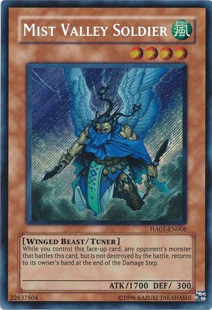 Mist Valley Soldier [HA01-EN006] Secret Rare | Exor Games Bridgewater