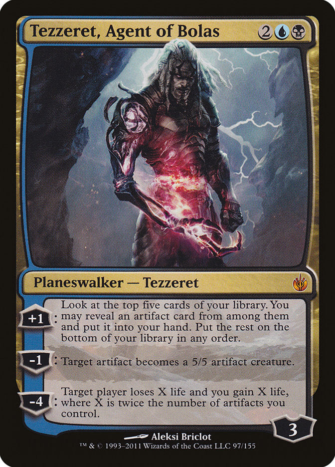 Tezzeret, Agent of Bolas [Mirrodin Besieged] | Exor Games Bridgewater
