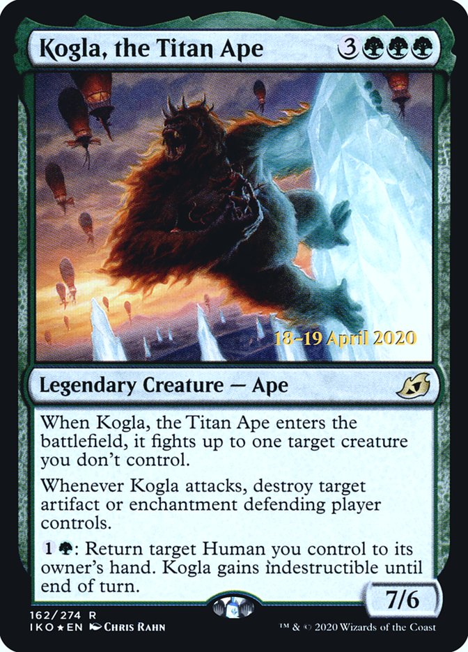 Kogla, the Titan Ape  [Ikoria: Lair of Behemoths Prerelease Promos] | Exor Games Bridgewater