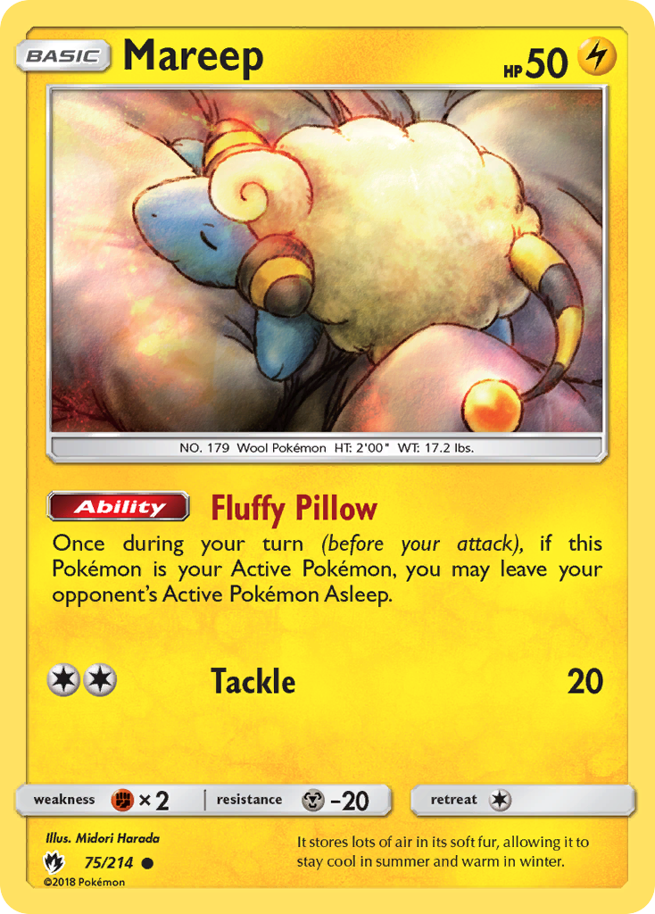 Mareep (75/214) [Sun & Moon: Lost Thunder] | Exor Games Bridgewater