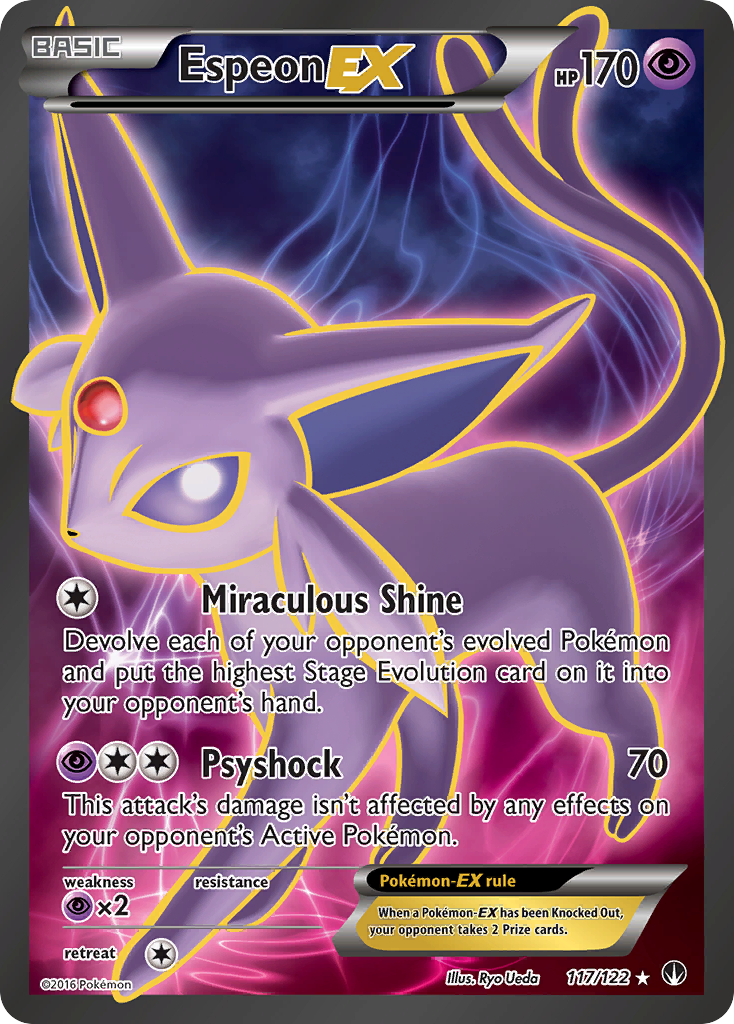 Espeon EX (117/122) [XY: BREAKpoint] | Exor Games Bridgewater