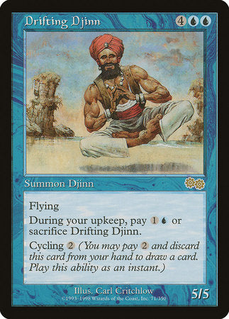 Drifting Djinn [Urza's Saga] | Exor Games Bridgewater