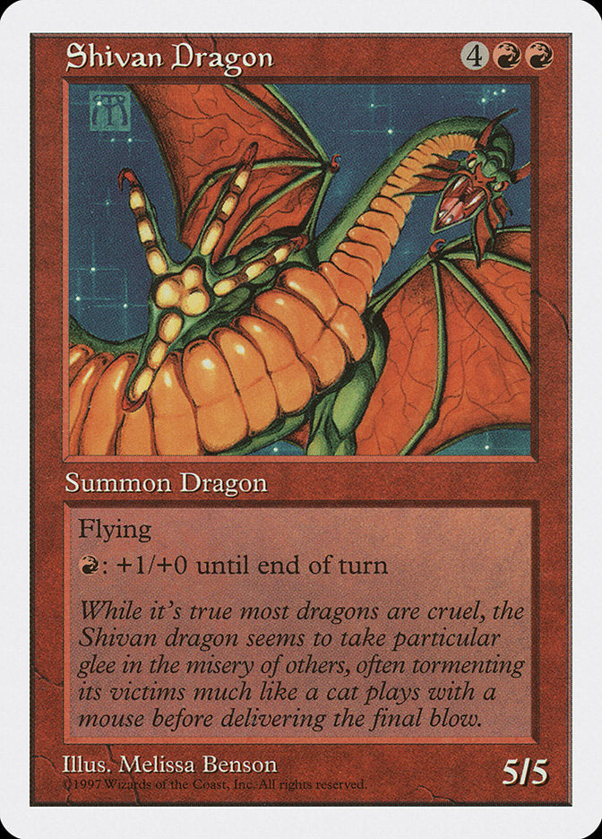 Shivan Dragon [Fifth Edition] | Exor Games Bridgewater